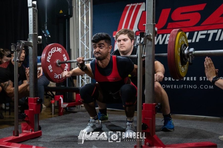 Dawood Alohaly is on the powerlifting team at KSU.