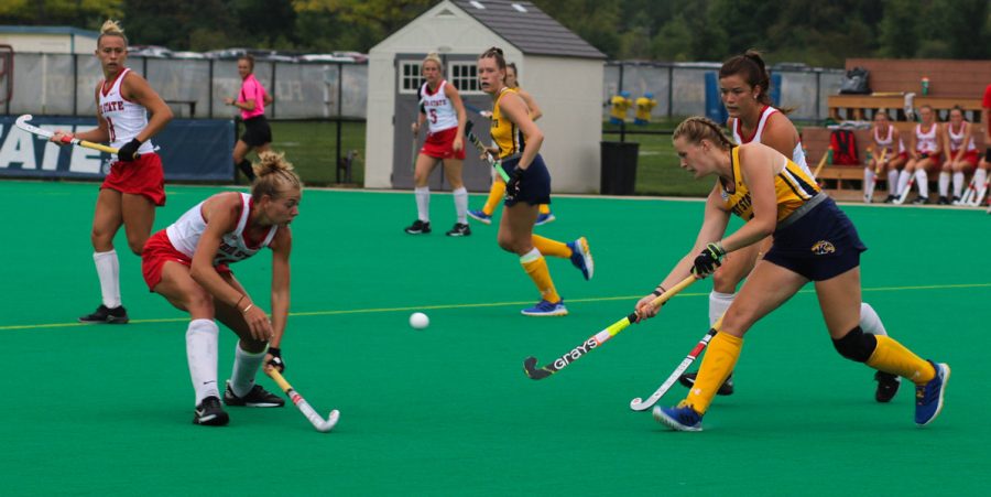 On Tuesday, Aug 31, Kent State field hockey played OSU at Murphy-Mellis Stadium. 