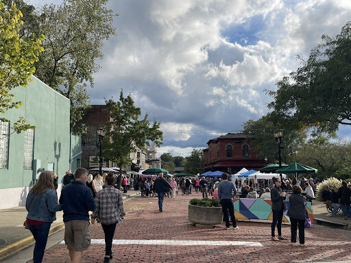 Oktoberfest came to downtown Kent Sept. 25. German themed menus were displayed throughout the festivities.