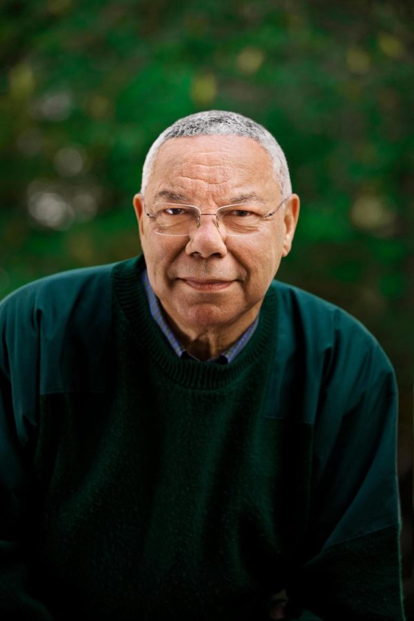 Colin Powell, the first Black US secretary of state, has died from complications from Covid-19, his family said on Facebook. Powell is shown here at his home in Virginia.