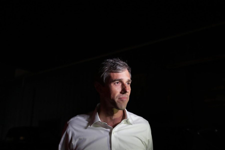 DALLAS, TEXAS - NOVEMBER 03: U.S. Senate candidate Rep. Beto O'Rourke (D-TX) talks with reporters before addressing a Blockwalk Celebration at Good Records after a day of door-to-door canvassing November 3, 2018 in Dallas, Texas. As Election Day approaches, winning swing votes in the suburbs that surround Dallas and Fort Worth will be crucial in a statewide victory for O’Rourke and his opponent incumbent Sen. Ted Cruz (R-TX). (Photo by Chip Somodevilla/Getty Images)