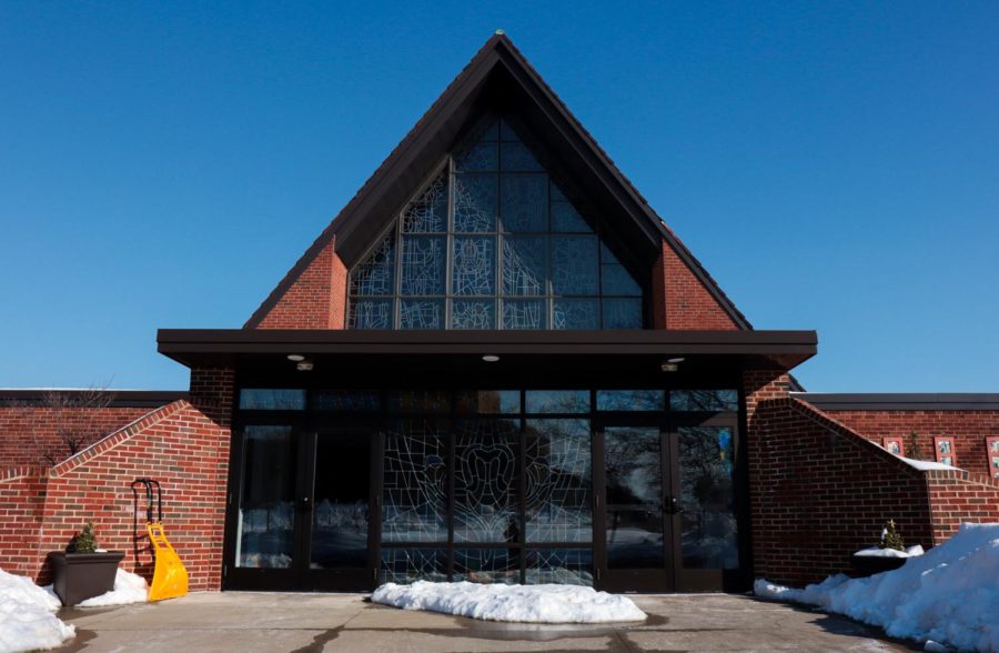 The Newman religious center: the official location for Catholic campus ministry at Kent State University.