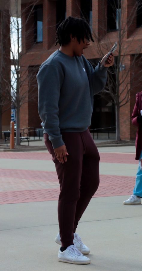 Deanna, a representative for Black United Students, gives a power speech on behalf of BUS urging students to fight against the censorship bill 327 at the protest against the bill on Wednesday, March 9.