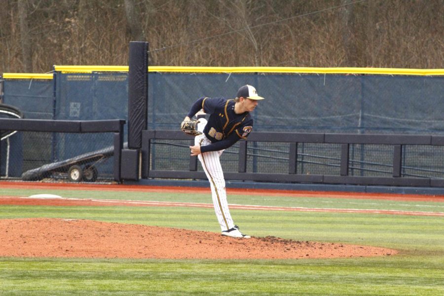 Golden Flashes Baseball play Central Michigan University's Chippewas on March 11, 2022.