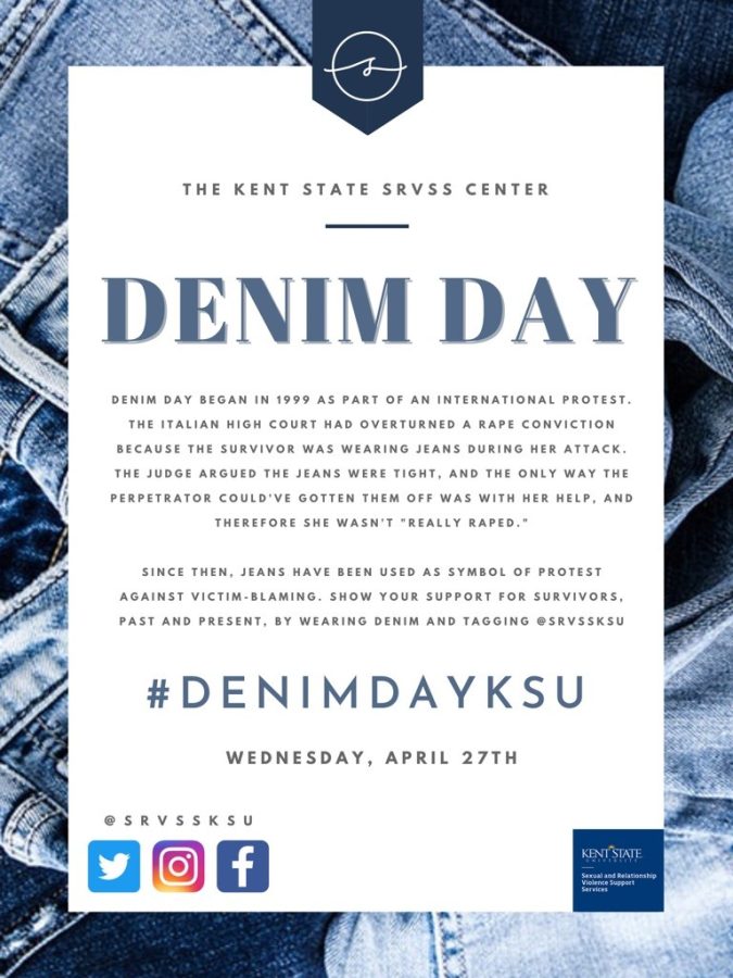 Protest sexual assault by wearing denim April 27