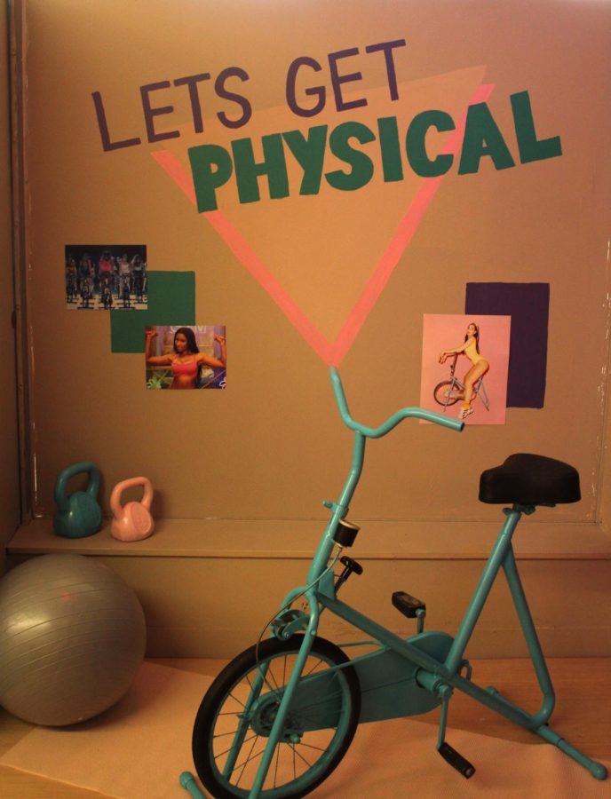 "Lets Get Physical" is a backdrop option at The Cultura Collective, a new selfie studio in Kent, Ohio. 