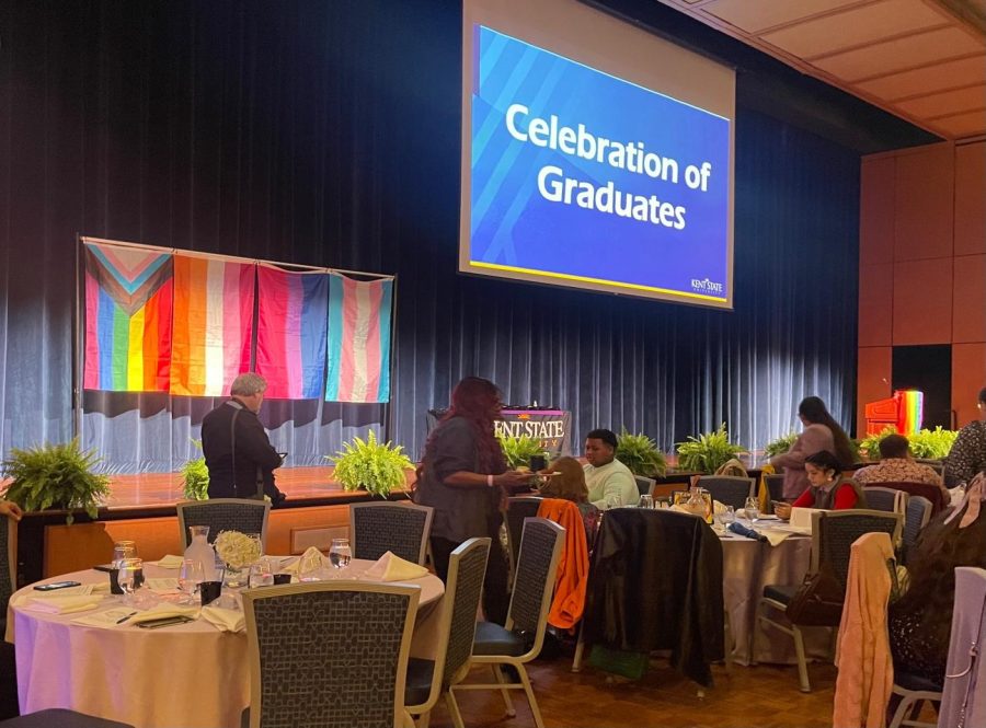 Attendees began finding their seats as Lavender Graduation was about to begin on May 6, 2022.