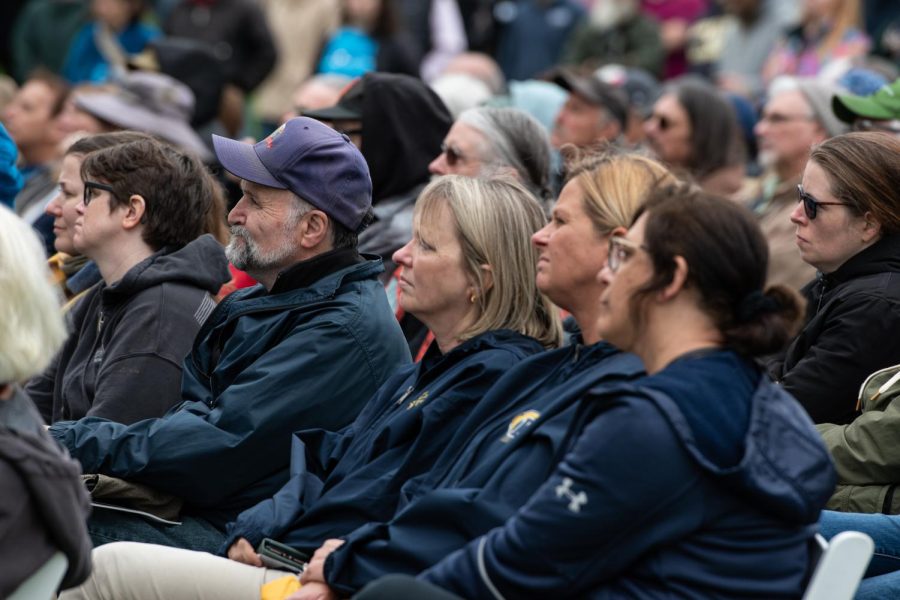 Swaths of people attend Kent State's May 4 Commemoration in the memory of those who were lost.