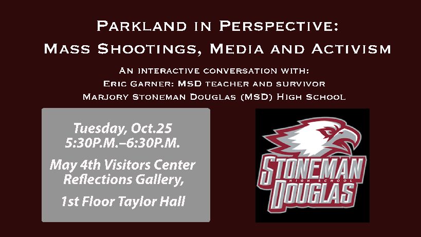 Parkland survivor to hold virtual discussion Oct. 25