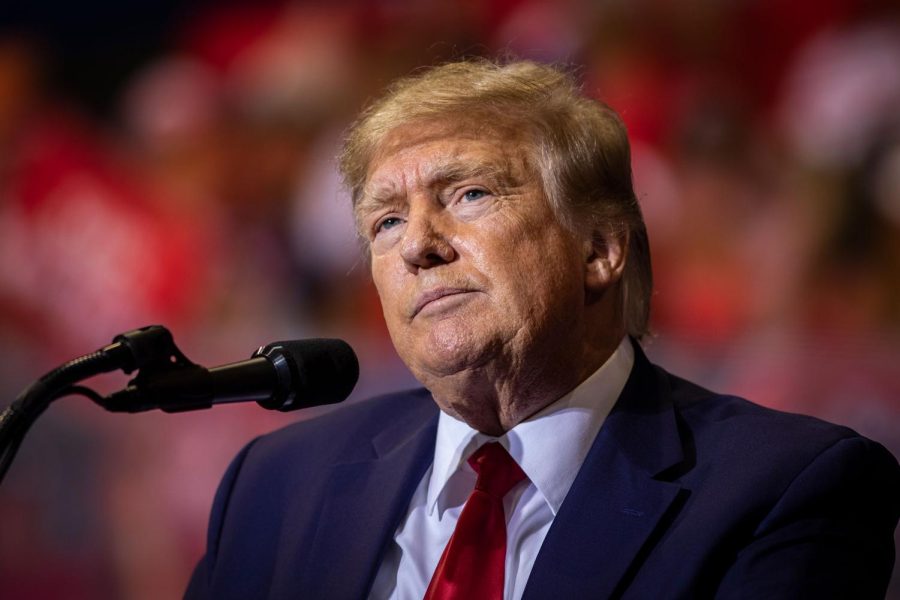 Former President Donald Trump, seen here on May 28, filed his paperwork on November 15 establishing his candidacy to run for the presidency again in 2024.