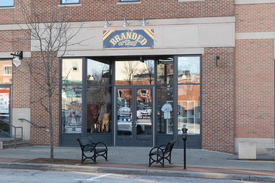 Branded at Kent, located in downtown Kent, stocks a wide collection of vintage clothing. The store strives to avoid clothing waste.