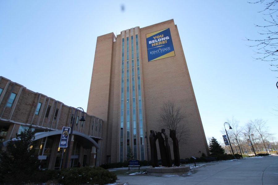 Kent State library. March 15.