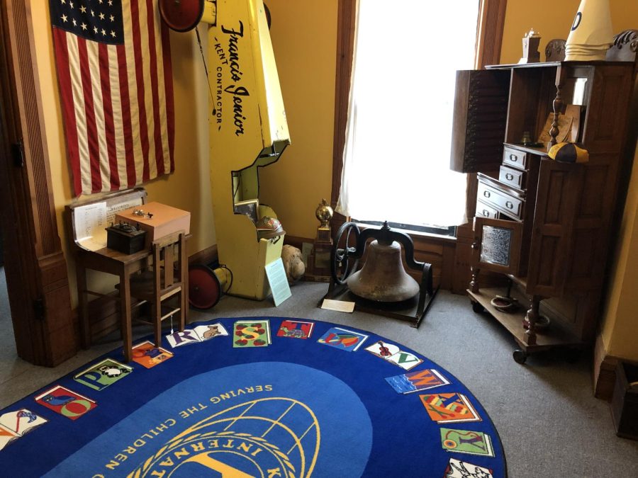 The Kent Historical Society & Museum features a recreation of an old-fashioned children’s room.