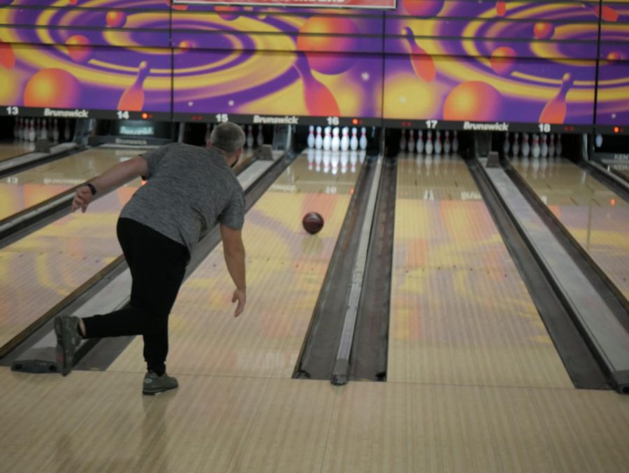 Joe Wittman bowls at Kent Lanes, located at 1524 S. Water St.