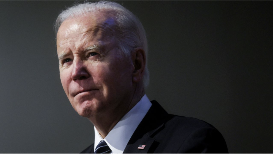 U.S. President Joe Biden delivers remarks at the Homeland Security Department's 20th Anniversary ceremony at the Homeland Security Department in Washington, U.S., March 1, 2023.
(Leah Millis/Reuters)
