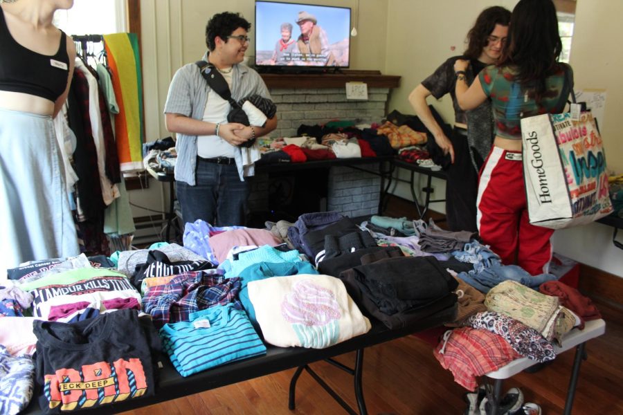 The "Out of the Closet" clothing drive was held June 30 from noon to 6 p.m. 