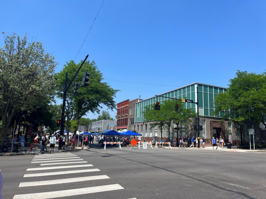 The art and wine festival takes over N. Main St. downtown.