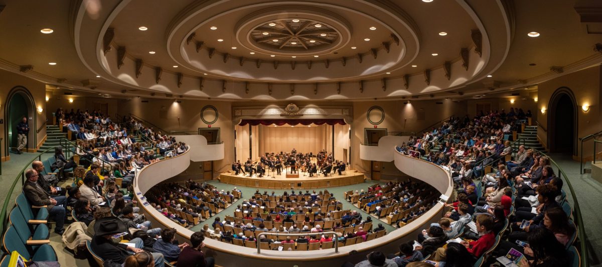 A past orchestra concert at Cartwright Hall