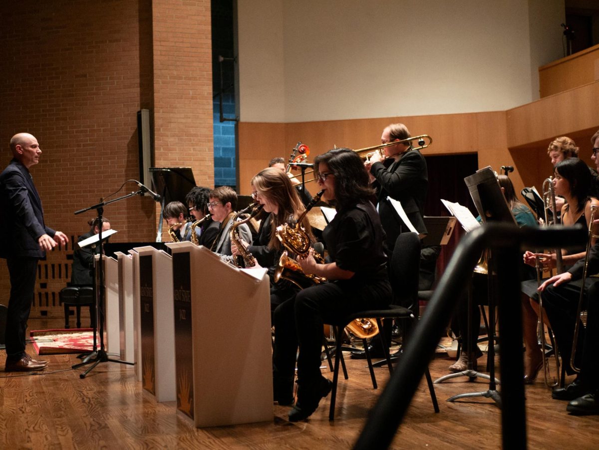 Kent State's Jazz Orchestra performs the music of Thad Jones at their concert Nov. 20, 2023.