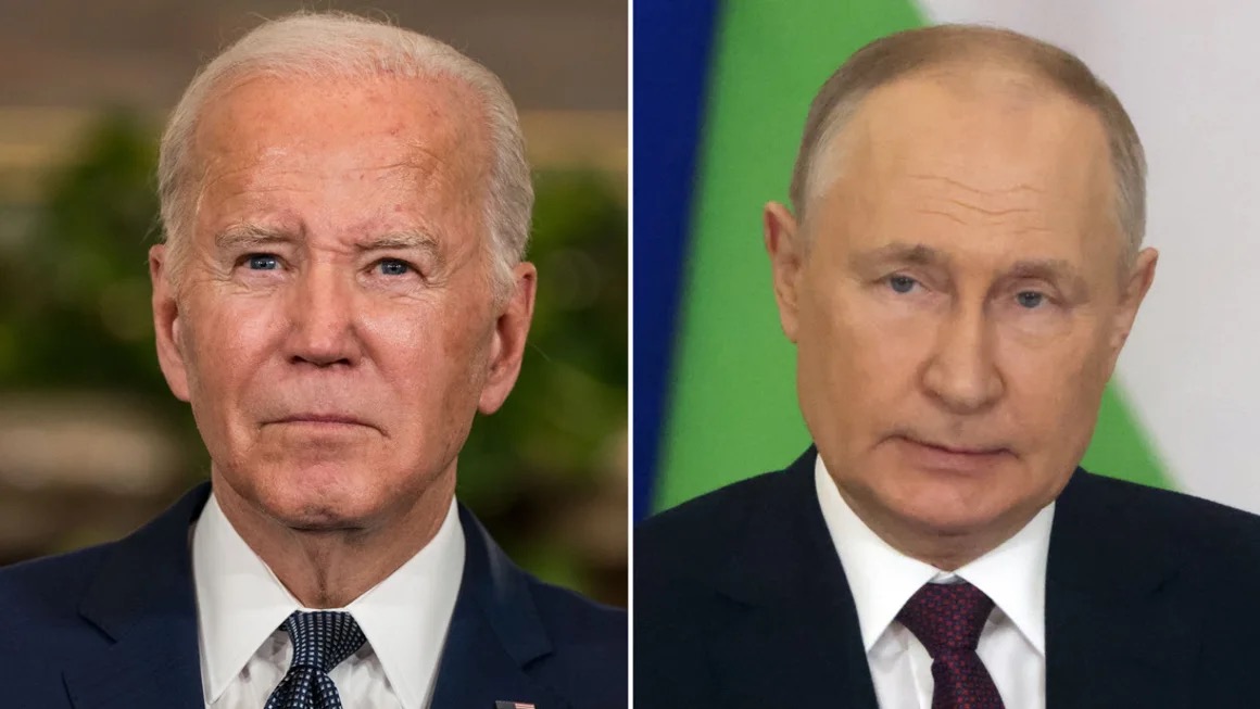 President Joe Biden, left, and Russian President Vladimir Putin. (Getty Images/FILE)