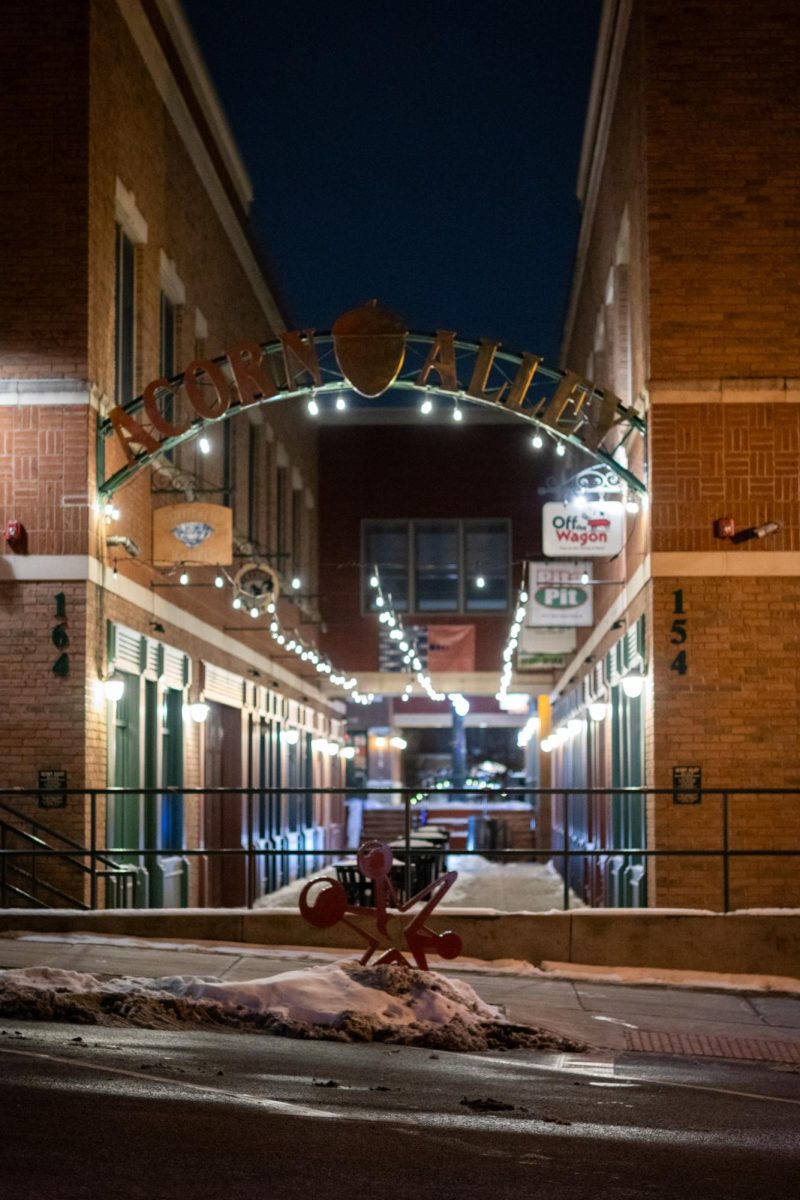 Acorn Alley is a popular area for students to visit in Downtown Kent.