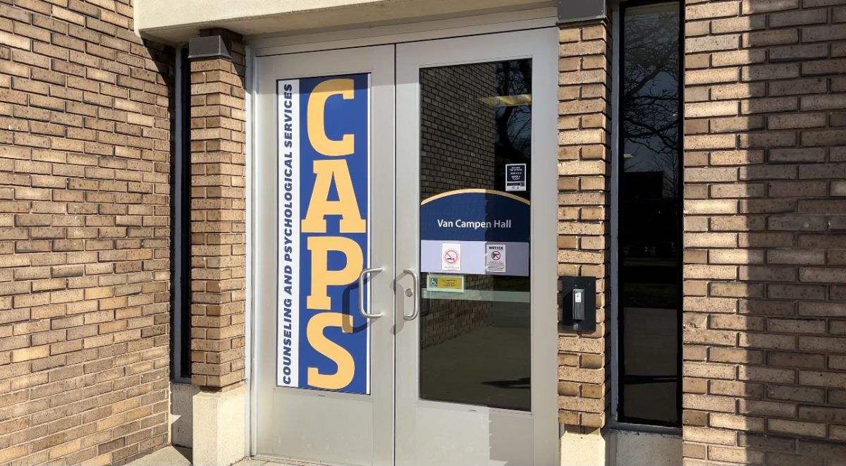 The outside of CAPS, the primary mental health care providers on campus. 