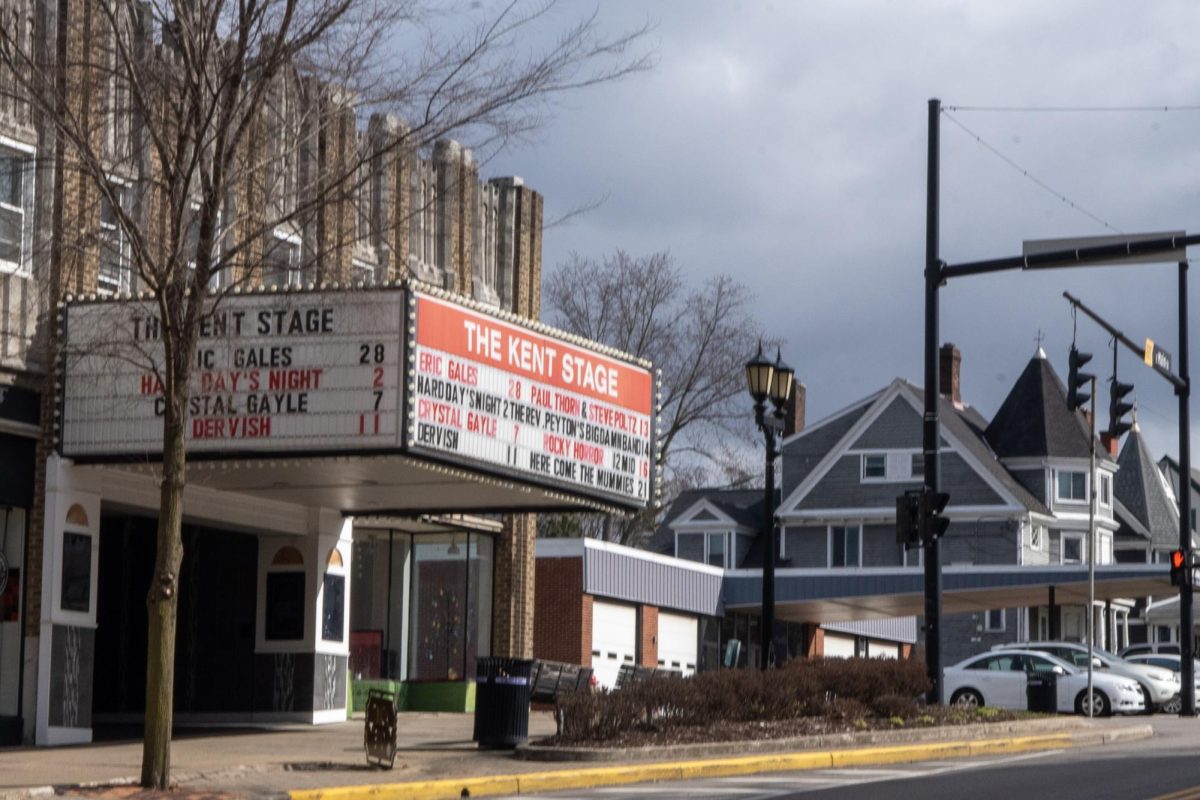 The Kent Stage, built in 1927 and located at the corner of East Main and Depeyster, and the only remaining downtown theater in Portage County, hosts about 150 concerts a year, and numerous other events, including the Kent Folk Festival, Blues Fest and Reggae Fest.  