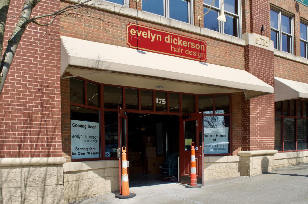 The "future home” of Evelyn Dickerson Hair Design, located at 175 E. Erie Street.