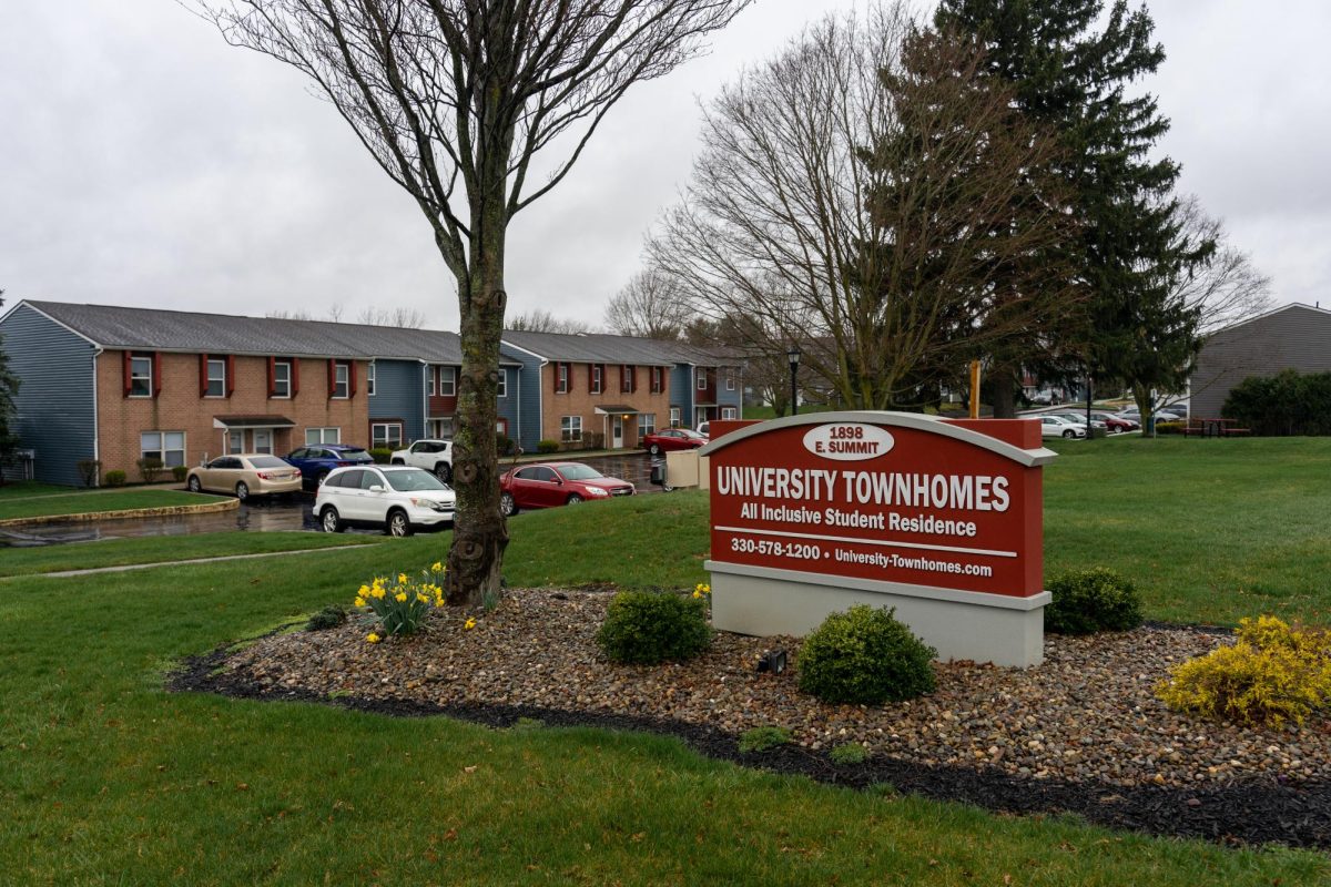 University Townhomes at 1898 E. Summit, Kent, Ohio.