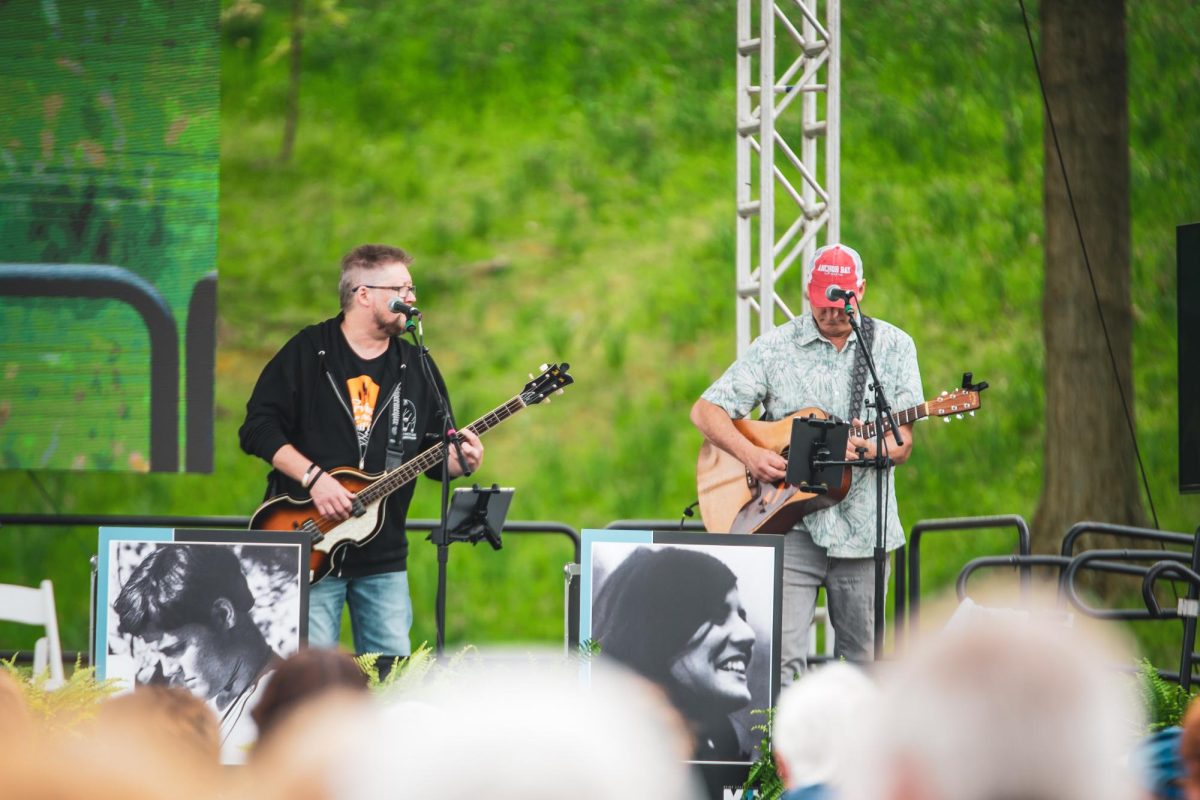 Jim and Eroc duo perform at the annual May 4 Commemoration on May 4, 2024.