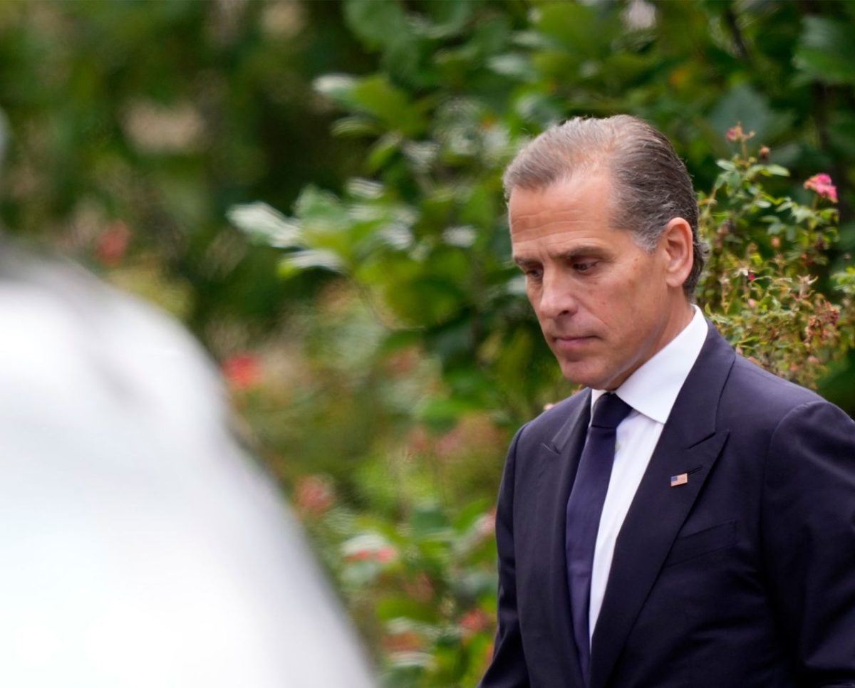 Hunter Biden departs from federal court on Tuesday. Matt Slocum/AP