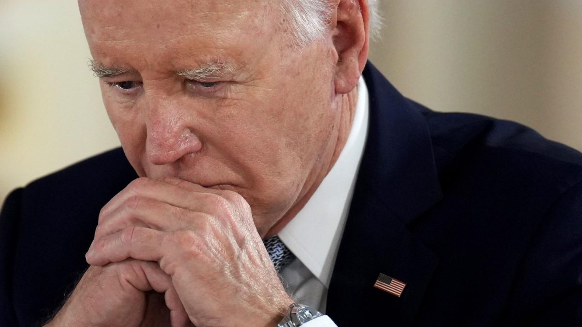 President Joe Biden attends a roundtable session at the G7 summit in Fasano, Italy, on June 13. | Christopher Furlong/Getty Images