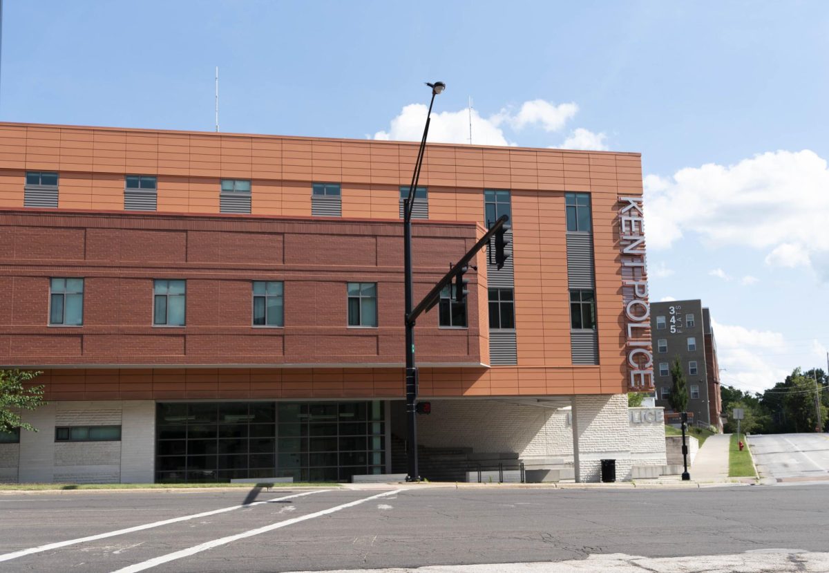 The Kent Police Department, located at 301 S Depeyster St.