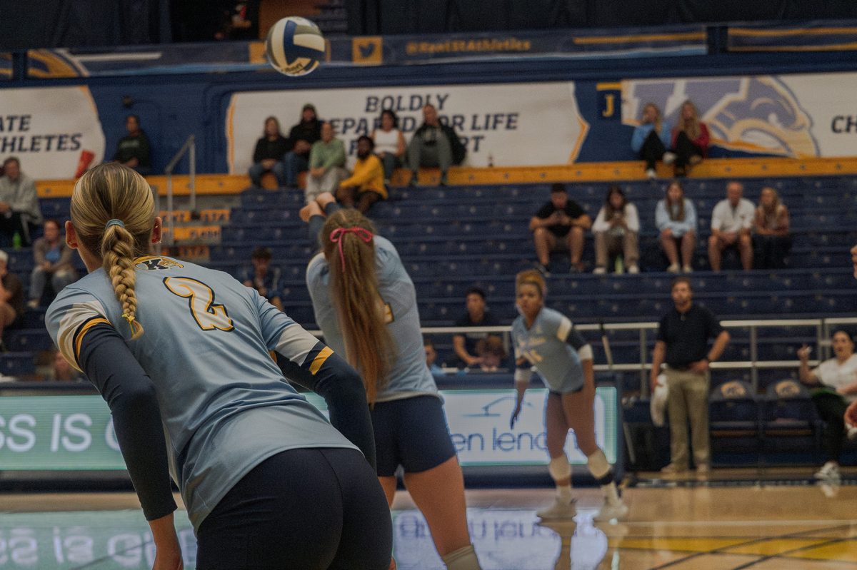 The Kent State volleyball team had a game against Eastern Michigan at the MAC at 6pm on Friday 27th. 