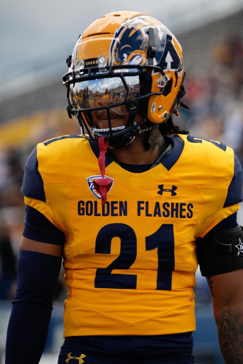 Redshirt Senior, Cornerback X Cokley gets ready for the first home game against Saint Francis University on September 7, 2024 