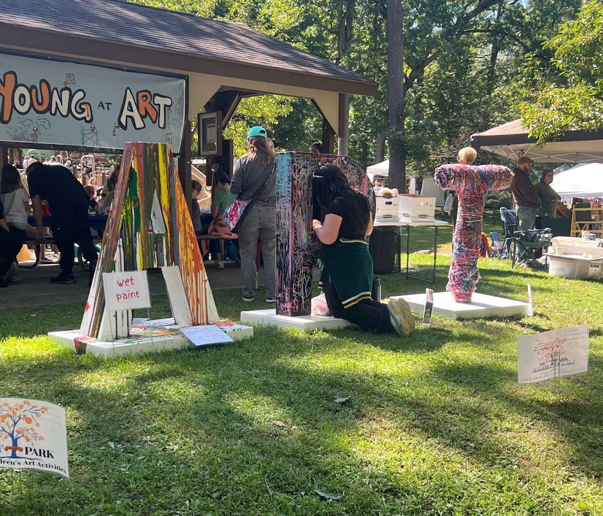 Interactive exhibits were on display at the 31st annual Art in the Park at Fred Fuller Park in Kent.