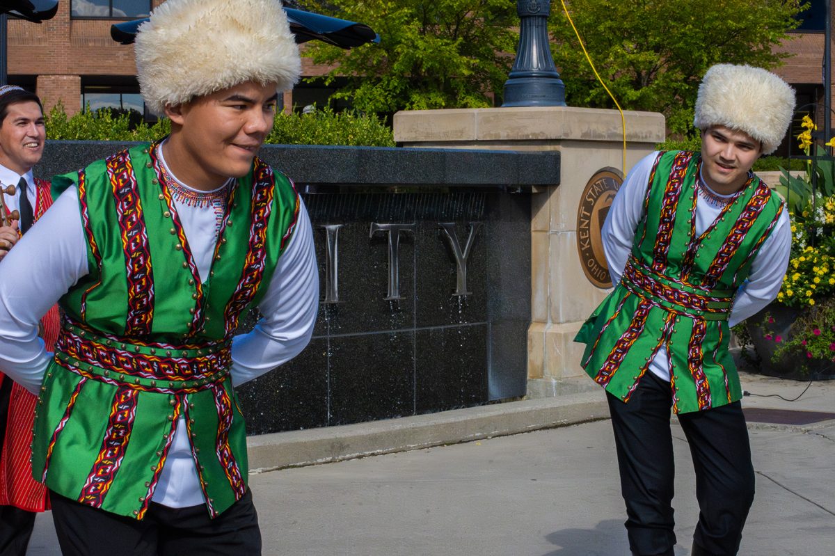 Turkmenistan Dancers perform at Riseman Plaza on Wednesday, October 2nd. 