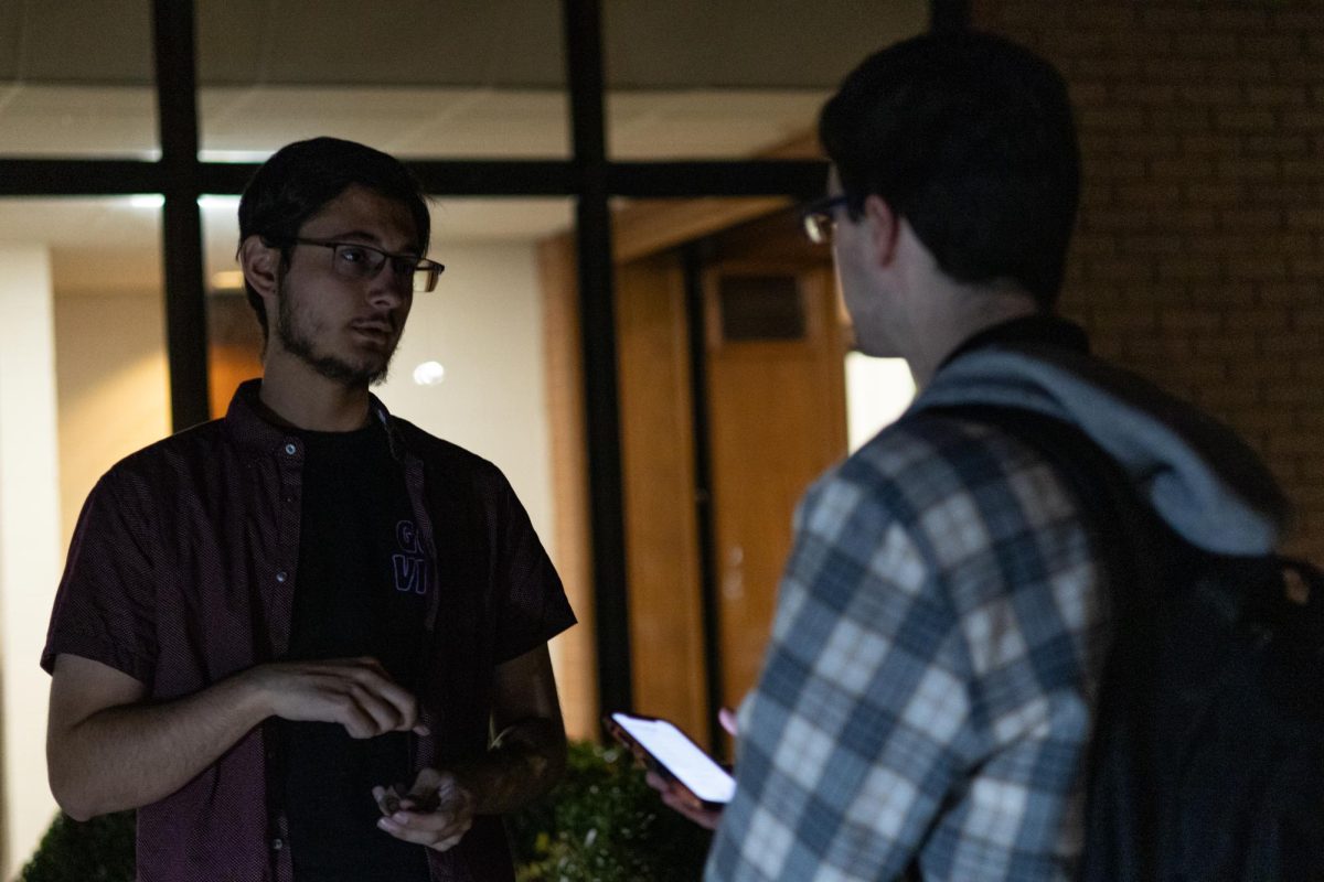 Benjamin Garcia, Kent State sophomore computer science major, makes sure to get out to the polls to vote on Nov. 5th, 2024.