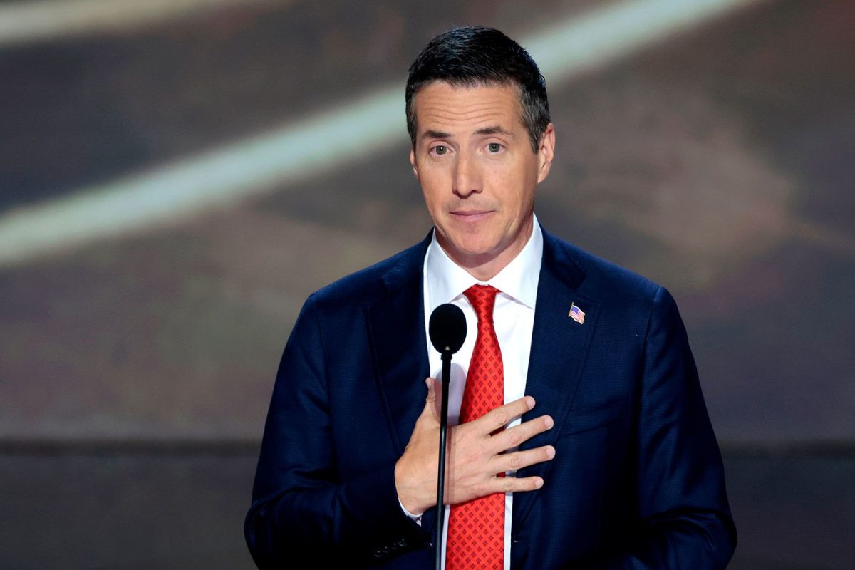 Bernie Moreno speaks speaks during the Republican National Convention in Milwaukee, Wisconsin on July 16. | Eva Marie Uzcategui/Bloomberg/Getty Images/File via CNN Newsource