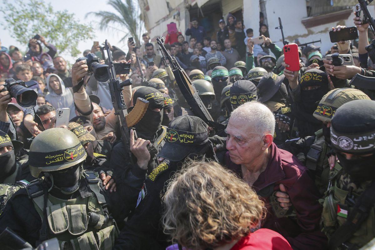 Gadi Mozes, age 80, was among those held by Palestinian Islamic Jihad and released in central Gaza on January 30.