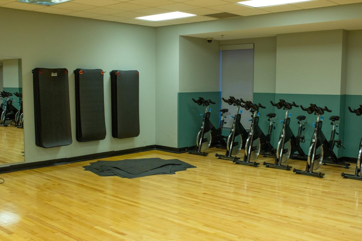 Equipment stocked in Self Defense Classroom, ready to help students learn in a safe and welcoming environment on Feb. 19th, 2025