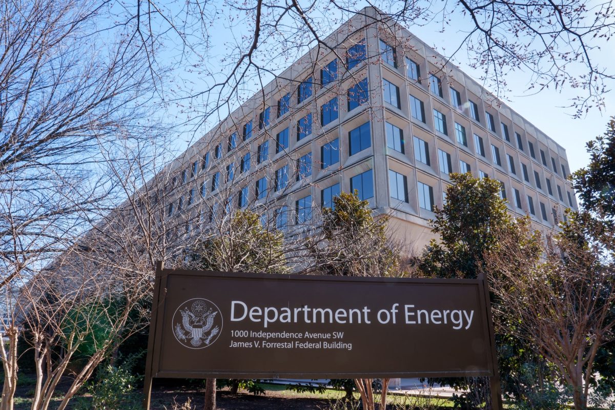 The US Department of Energy headquarters in Washington, DC is seen here.  A representative from Elon Musk’s Department of Government Efficiency, or DOGE, was granted access to the Energy Department’s IT system on February 6.