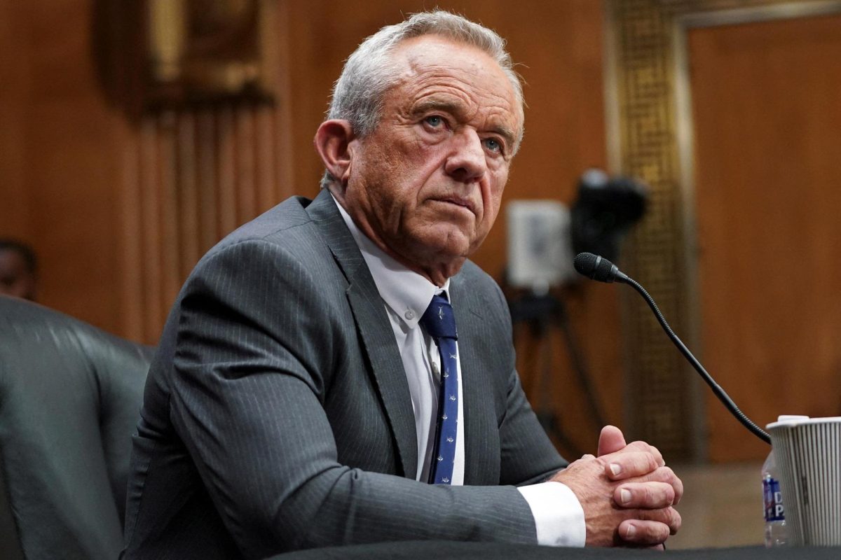 Robert F. Kennedy Jr. testifies before his confirmation hearing before the Senate Health, Education, Labor, and Pensions Committee on Capitol Hill in Washington, DC, on January 30. On February 13 the Senate voted to confirm Kennedy Jr. Health and Human Services secretary.