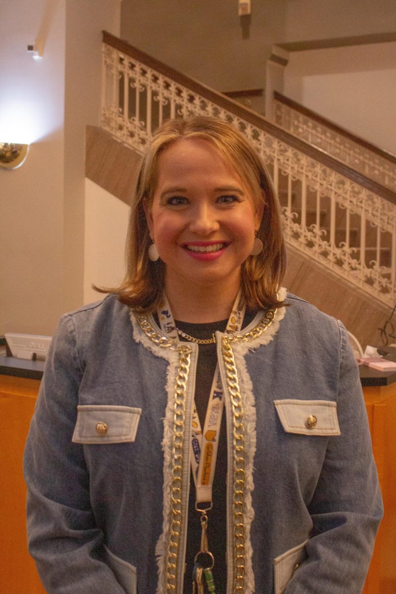 Kent State Fashion Museum Director, Sarah Spinner Liska, poses for a photo at Night at the Museum, Disability and Inclusion & The Future of Fashion on Mar. 5th, 2025.