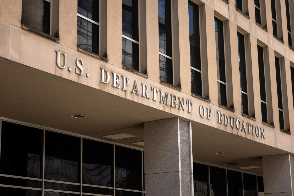 The US Department of Education building is pictured on August 21, 2024 in Washington, DC. President Donald Trump could decide this week to take the first steps to eliminate the Department of Education, people familiar with the matter said, as he looks to dramatically shrink the size of the federal government.