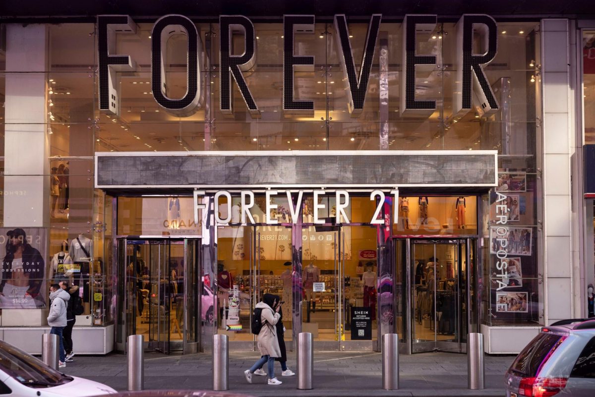 A Forever 21 store in New York seen in February 2025.