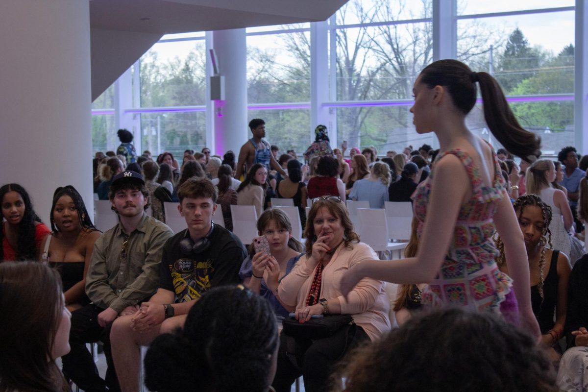 Models wearing various designers walks at Kent State Annual Fashion Show on April 24, 2025.
