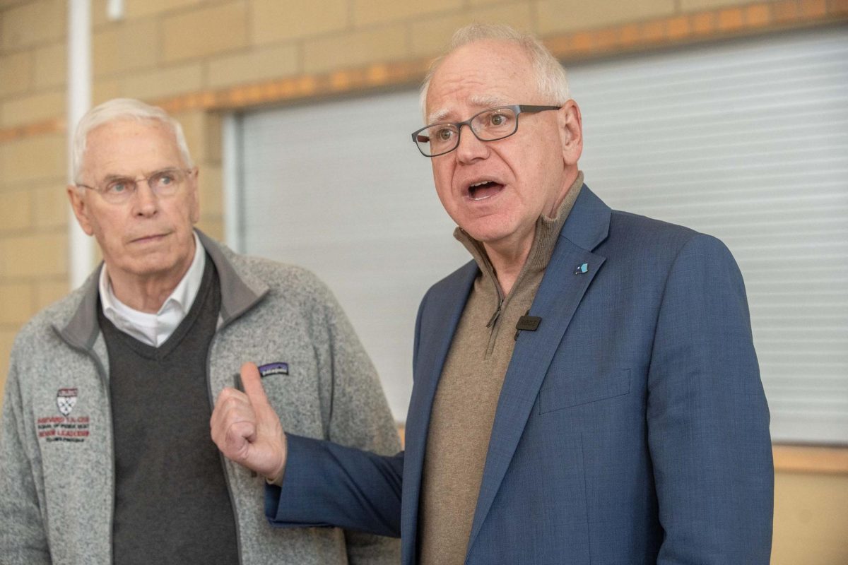 Tim Waltz (right) and 