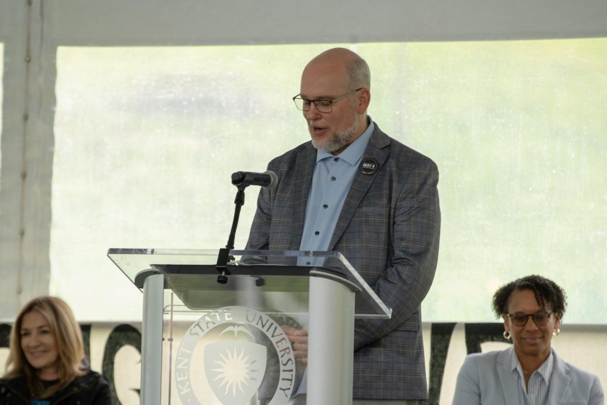 Kenneth Burhanna gives an emotional tribute to Jerry Lewis during the May fourth commemoration on Sunday, May 4th, 2025. 