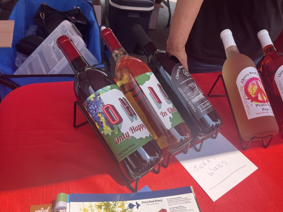 Cherry Road Winery brought an assortment of wines, including sweeter ones, to the Art and Wine Festival on Saturday, June 7, 2025. 